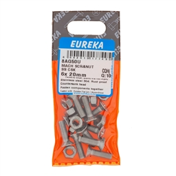 8AG50 - Machine Screw & Nut ST/ST